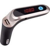 Cars7 Bluetooth Hafıza Kart Girişli 4.0 Araç Kiti Çakmaklık Mp3 Fm Transmitter thumbnail 2