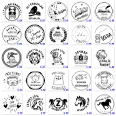 Kişiye Özel İsim Yazılı Hediye Seti - Kitap Damgası ve Özel Madalya - C Serisi - 3