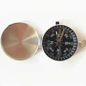 -mini Taşınabilir  Kapaklı Cep Saati Model Alüminyum İğne Kılıtlı  Pusula G45-1 thumbnail 2