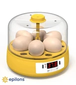 Mini Otomatik Ev Tipi Kuluçka: Elektrikli Tavuk Ve Kuş Kuluçka Makinesi 6 Yumurtalı Mx-6 thumbnail 3