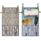 Çok Amaçlı Ahşap Kulplu Mutfak Peçete Askılığı Ve Kaşıklık thumbnail 3