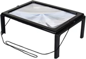 -yaşlılar İçin A4 Boyutu Masa Tipi Işıklı Okuma Büyüteç Th-275205b - 3