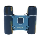 70x60  Cepte Taşımalı Kauçuk Kaplamalı Mini Dürbün Mavi thumbnail 1