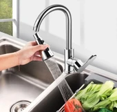 Pratik 3 Fonksiyonlu Metalik Musluk Başlığı thumbnail 1