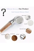 Filtreli Ve Su Tasarruflu Arıtmalı Duş Başlığı Seti Boncuklu Başlık Hortum Ve Mafsal Set thumbnail 3