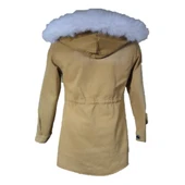 Sevilen 209 Kadın Kürklü Kot Kaban - 3