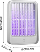 Elektrikli Sinek Kovucu Usb Şarjlı Sessiz Ve Etkili Led Işıklı Kapan thumbnail 6