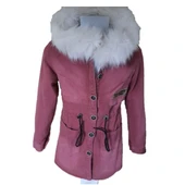 Sevilen 209 Kadın Kürklü Kot Kaban - 5