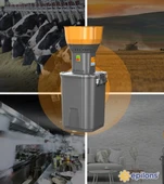 55’lik Profesyonel Yem Kırma Makinesi – 9 Elek Hediyeli Paslanmaz Tahıl Öğütücü Değirmen 1300 W thumbnail 2