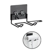 Buffer® Fön Makine Askısı Siyah Yapışkanlı Fön Makine Tutucu - 6