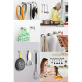 Buffer® Güçlü Manyetik Mutfak,banyolar İçin Çok Amaçlı 2'li Magnet Askı - 7