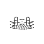 Buffer® Kendiliğinden Yapışkanlı Montaj Gerektirmeyen Tek Katlı Banyo Askı Köşe Şampuanlık Siyah - 6