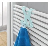 Buffer® Hang İt Pratik Kolay Taşımabilir Havlupan 2 Kancalı Banyo Askısı - 1