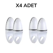 Buffer® Bornoz Askısı Lüx Milenyum Bornozluk 2 Adet Banyo Bornoz Askılığı - 2