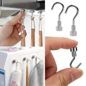 Buffer® Güçlü Manyetik Mutfak,banyolar İçin Çok Amaçlı 2'li Magnet Askı - 4