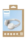 Philips Tah3209 Kablosuz Kulak Üstü Kulaklık Dinamik Bas, Bluetooth, 25 Saat Kullanım Beyaz thumbnail 6