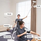 Pratik Temizlik İçin Yapışkanlı Tüy Rulosu 24 Cm Teleskopik Uzayabilen Saplı 2 Yedekli thumbnail 3