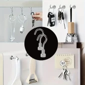 Buffer® Güçlü Manyetik Mutfak,banyolar İçin Çok Amaçlı 2'li Magnet Askı - 1