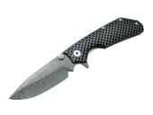 Damascus DMS 2 16 Gri Kamp Çakı 21cm- Yarı Otomatik, Metal Sap - 1