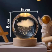 Yağmur Bulutu Işıklı Cam Küre Kod 58 - 1