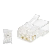 Cat5 Konnektör Rj45 100Lü Paket Şeffaf HDX5007 - 1