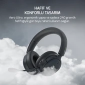 Gamepower Aero Ultra 7.1 USB  Siyah Triple Mode (Kablosuz/Bluetooth/2.4G) Kulak Üstü Oyuncu Kulaklığı - 4