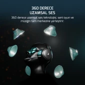 Gamepower Aero Ultra 7.1 USB  Siyah Triple Mode (Kablosuz/Bluetooth/2.4G) Kulak Üstü Oyuncu Kulaklığı - 2