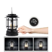 Bluetooth Hoparlör Özellikli Dimerli Led Kamp Lambası HS66 - 1