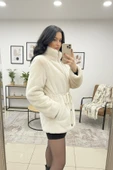 Kadın Peluş Mont Ceket - 2