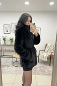 Kadın Peluş Mont Ceket - 2