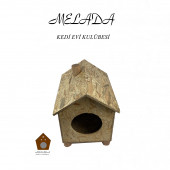 Melada Mobilya Sokak Hayvanları Kedi Evi Çatılı2 - 3
