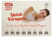 Mandaş Kapitone Fitted Sıvı Geçirmez Çift Kişilik Alez (150x200) - 4