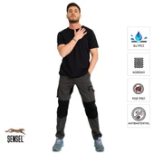 Şensel, Teknik İş Pantolonu, Gri-Siyah -54E6182- İş Elbisesi-Kıyafeti - 5