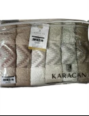 KARACAN  BANYO EL HAVLUSU 6 LI PAKET 50x85 CM AZTEK - 1