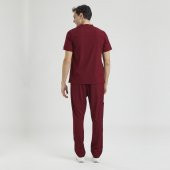ZAZEL Erkek Likralı Üniforma Takımı - Bordo - 2