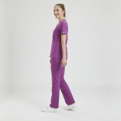 CLOWER Kadın Likralı Üniforma Takımı - Pembe thumbnail 1