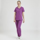 CLOWER Kadın Likralı Üniforma Takımı - Pembe thumbnail 2