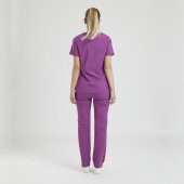 CLOWER Kadın Likralı Üniforma Takımı - Pembe thumbnail 3