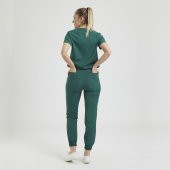 JOGGER Kadın Likralı Üniforma Takımı - Yeşil - 3