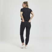 JOGGER Kadın Likralı Üniforma Takımı - Siyah thumbnail 3