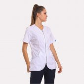 IRIS Kadın Likralı Üniforma Takımı - Beyaz thumbnail 2