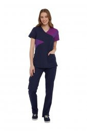 SELEN MEDİKAL TAKIM-LACİVERT thumbnail 1