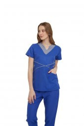 DAHLIA  MEDİKAL TAKIM-ROYAL MAVİ thumbnail 2