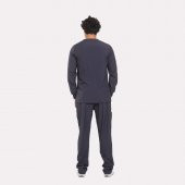LİKRALI DİNAMİK DOKTOR, HEMŞİRE CEKET - UNISEX, KOYU GRİ - 2