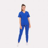 JANET Kadın Likralı Üniforma Takımı - Royal Mavi thumbnail 1