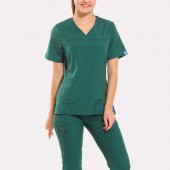 JANET Kadın Likralı Üniforma Takımı - Yeşil thumbnail 2