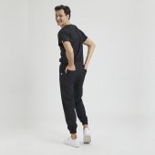 JOGGER Erkek Likralı Üniforma Takımı- Siyah - 3