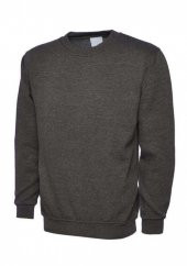 PAMUKLU UZUN KOLLU SWEAT, HEMŞİRE SWEAT - UNİSEX,GRİ - 1