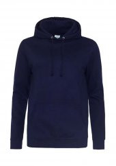 PAMUKLU KAPÜŞONLU SWEAT- UNİSEX, LACİVERT - 1