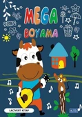 Mega Boyama Lacivert Kitap - 1